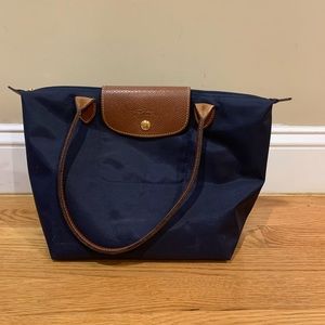 Medium Le pliage Longchamp (Navy)